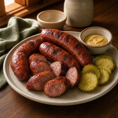 Smoked Sausage (Hot Links) — Bbq recipe