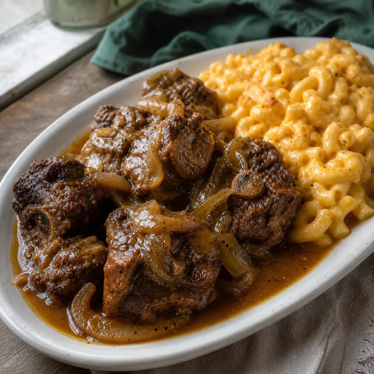 Smothered Oxtails — Southern Soul Food recipe