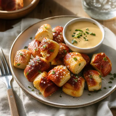 Soft Pretzel Bites — Lunch & Snacks recipe