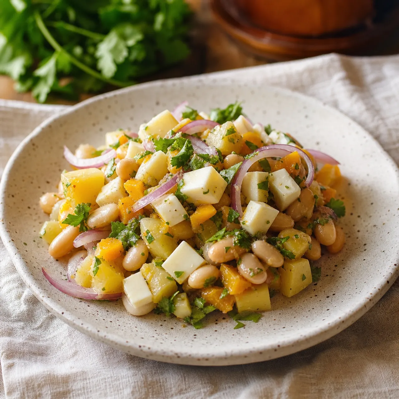 Solterito de Queso (Andean Bean and Cheese Salad) — Peruvian recipe