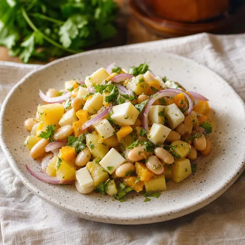 Solterito de Queso (Andean Bean and Cheese Salad) — Peruvian recipe
