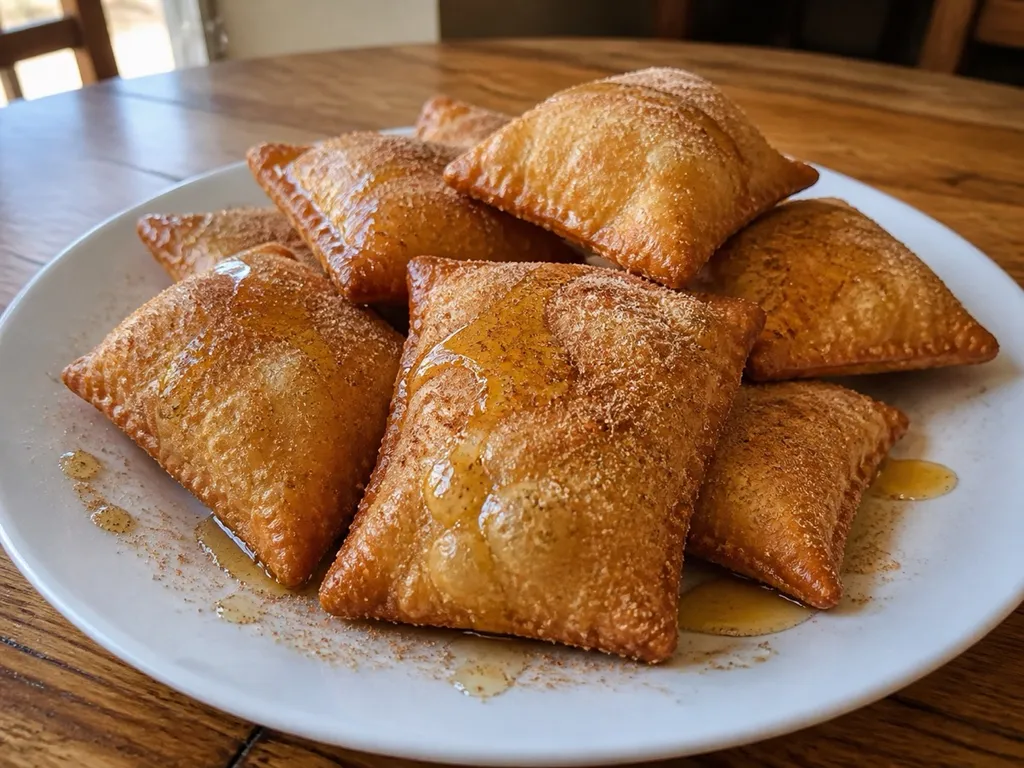 Sopapillas — plated and served