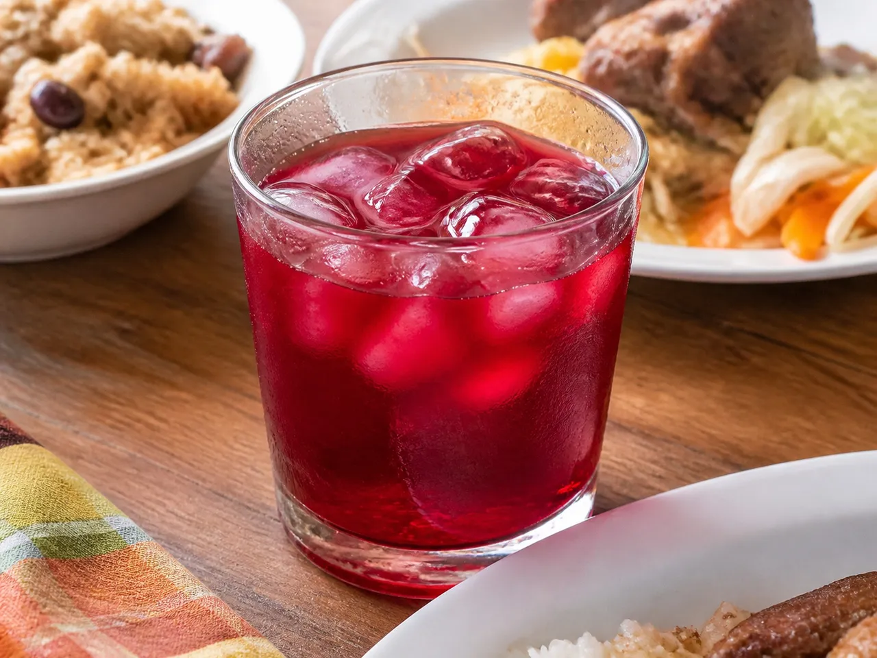 Sorrel Drink — served