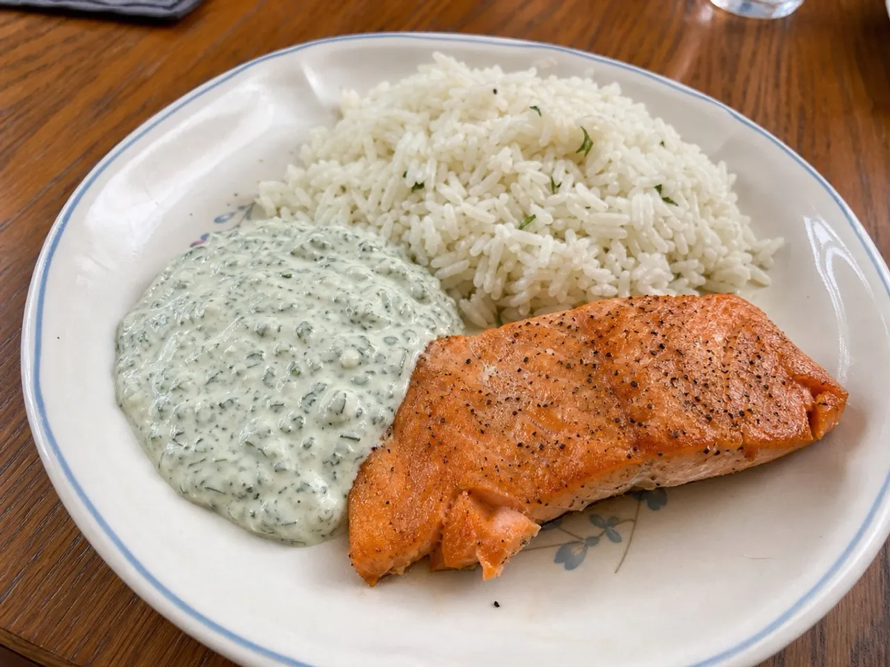 Sorrel Tarragon Sauce — served