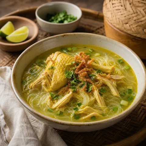Soto Ayam — Indonesian & Malaysian recipe
