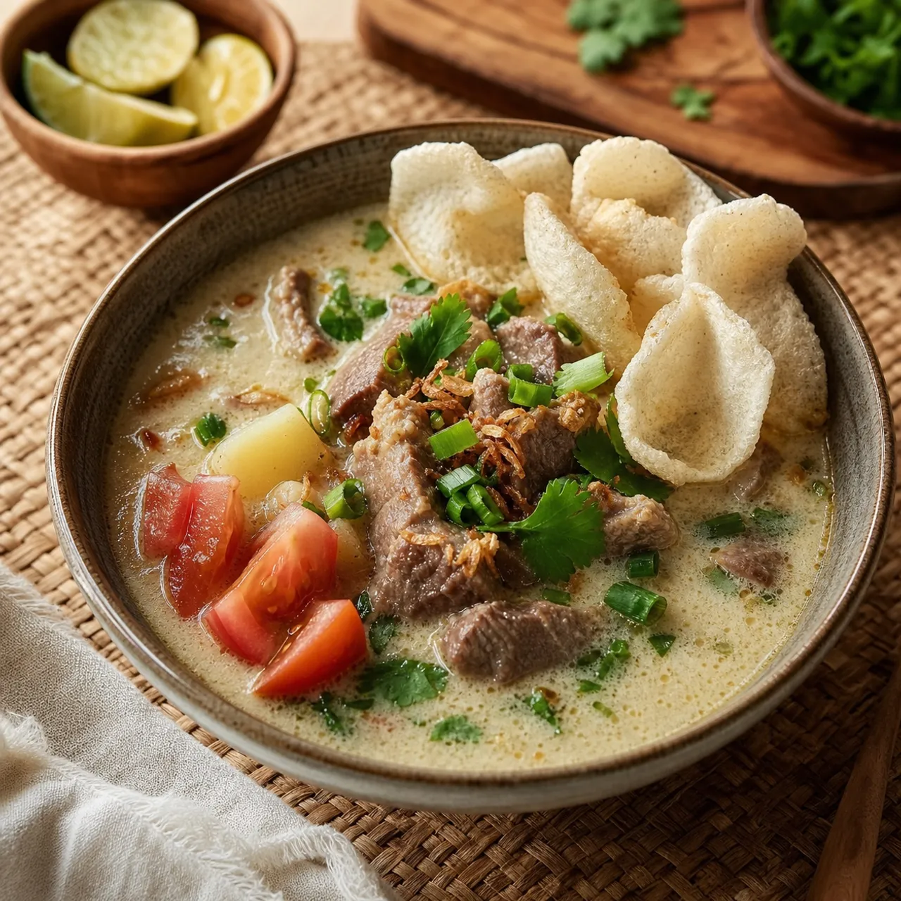 Soto Betawi — Indonesian & Malaysian recipe