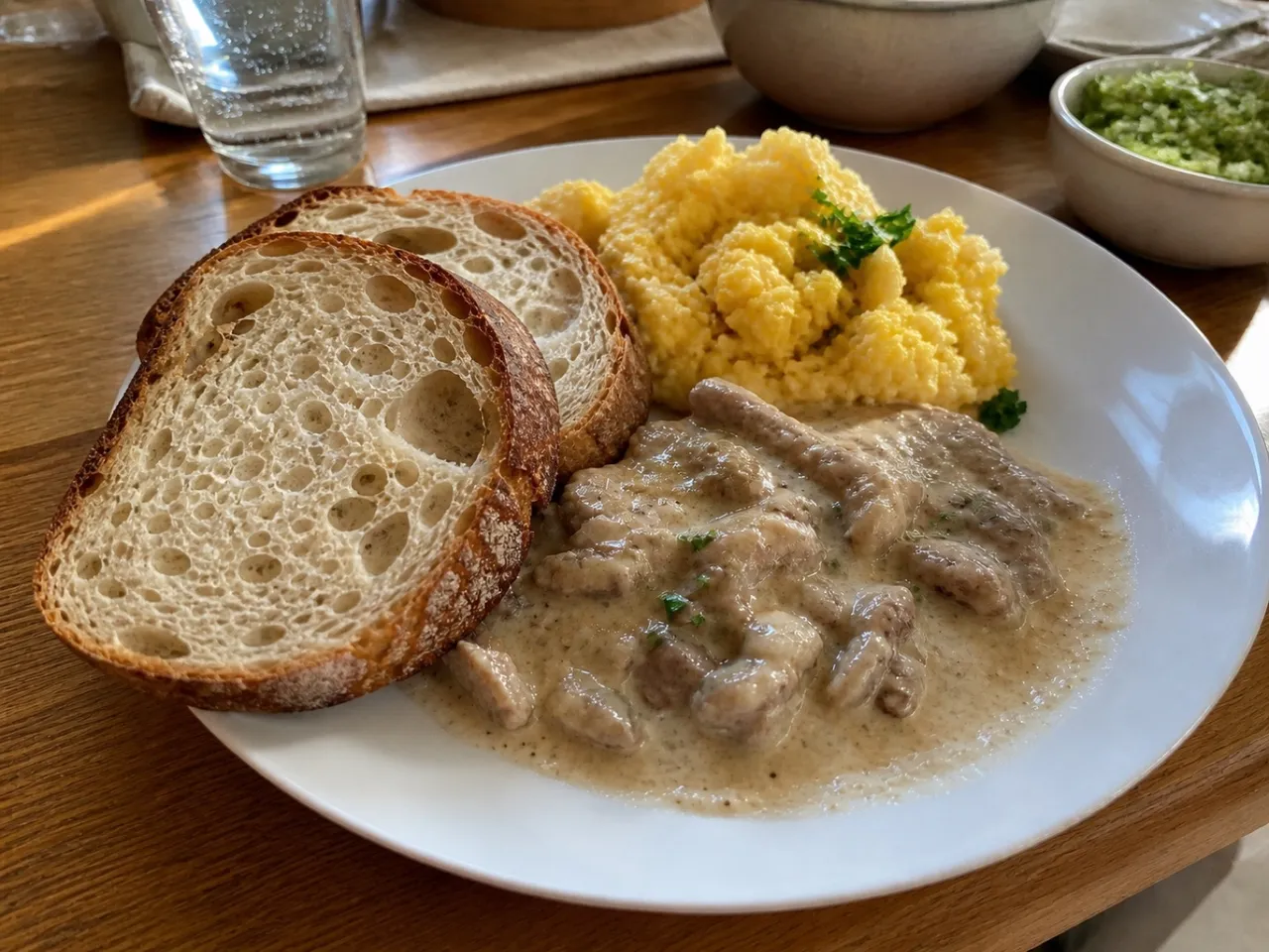 Sourdough Bread — served