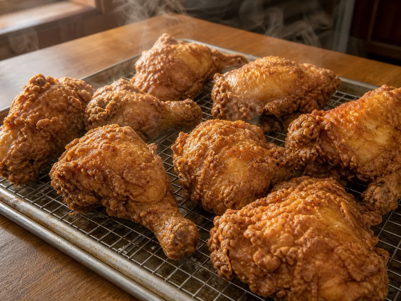 Southern Fried Chicken — served