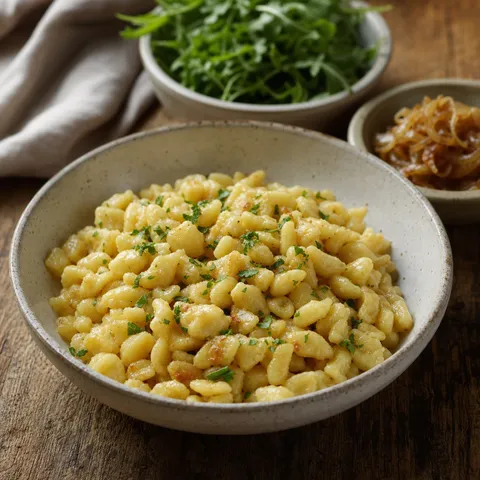 Spaetzle (Basic German Dumplings) — Vegetables & Sides recipe