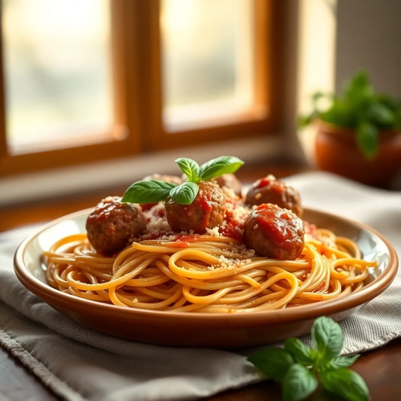 Spaghetti and Meatballs — Italian recipe