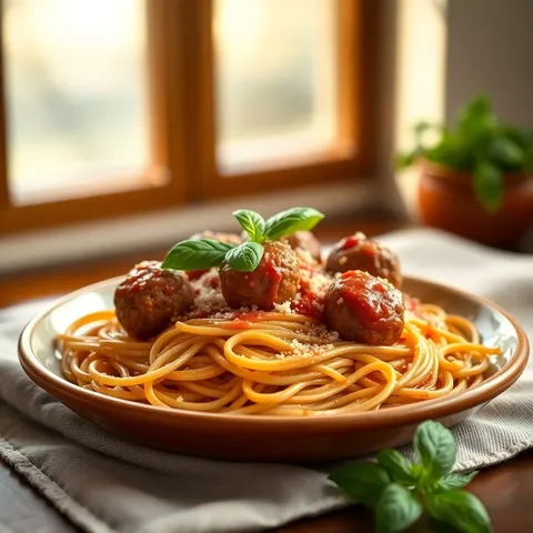 Spaghetti and Meatballs