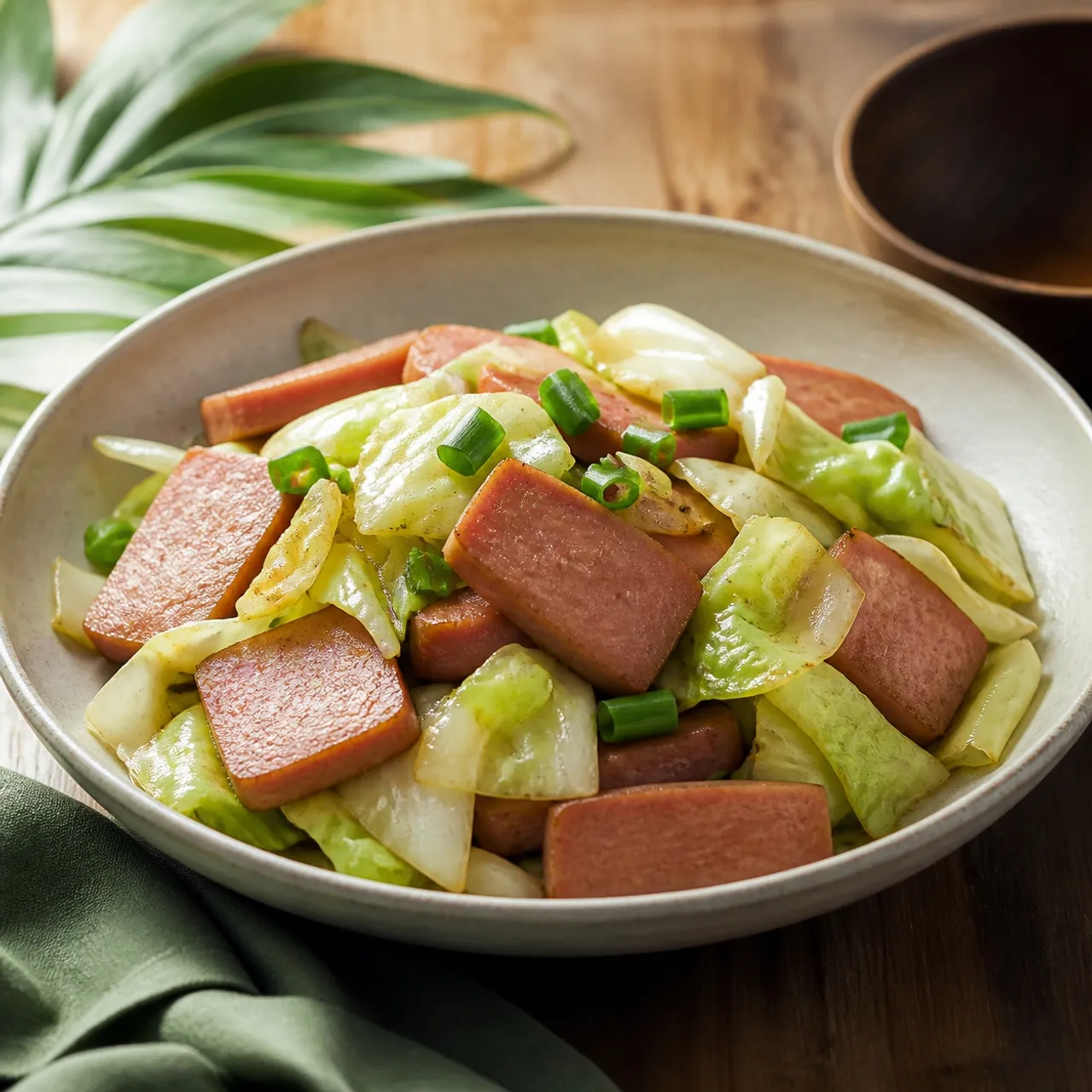 Spam and Cabbage — Hawaiian recipe