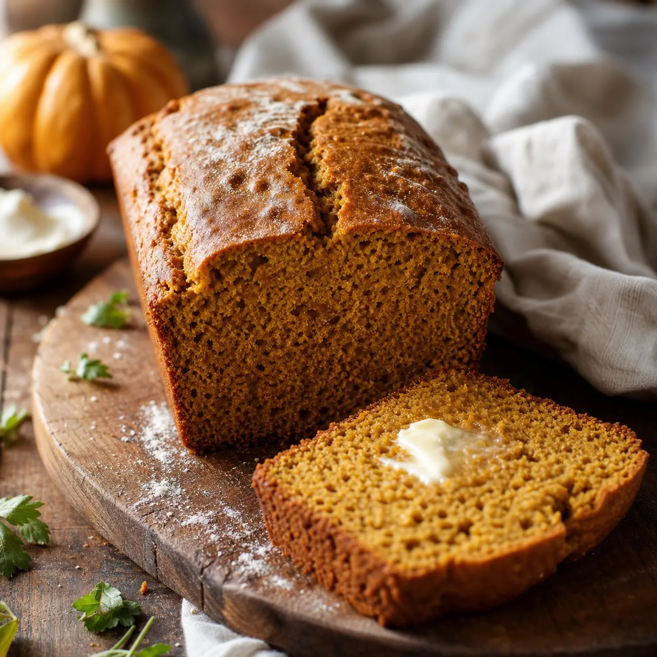 Spiced Pumpkin Bread — Breads recipe