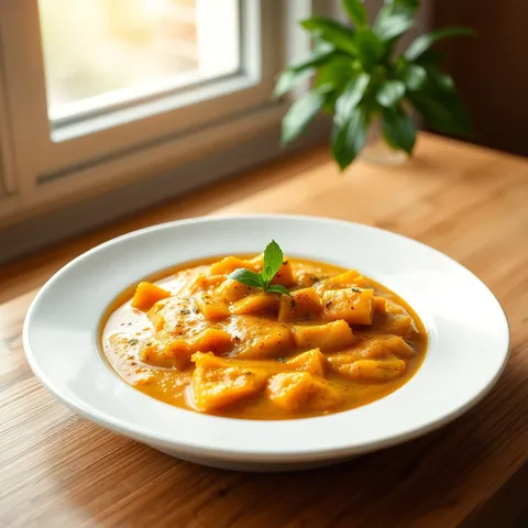 Spicy Acorn Squash Soup