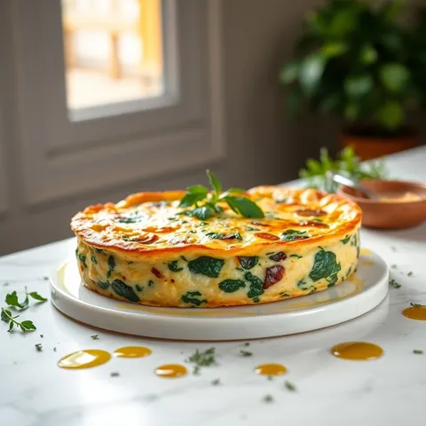 Spinach and Feta Frittata