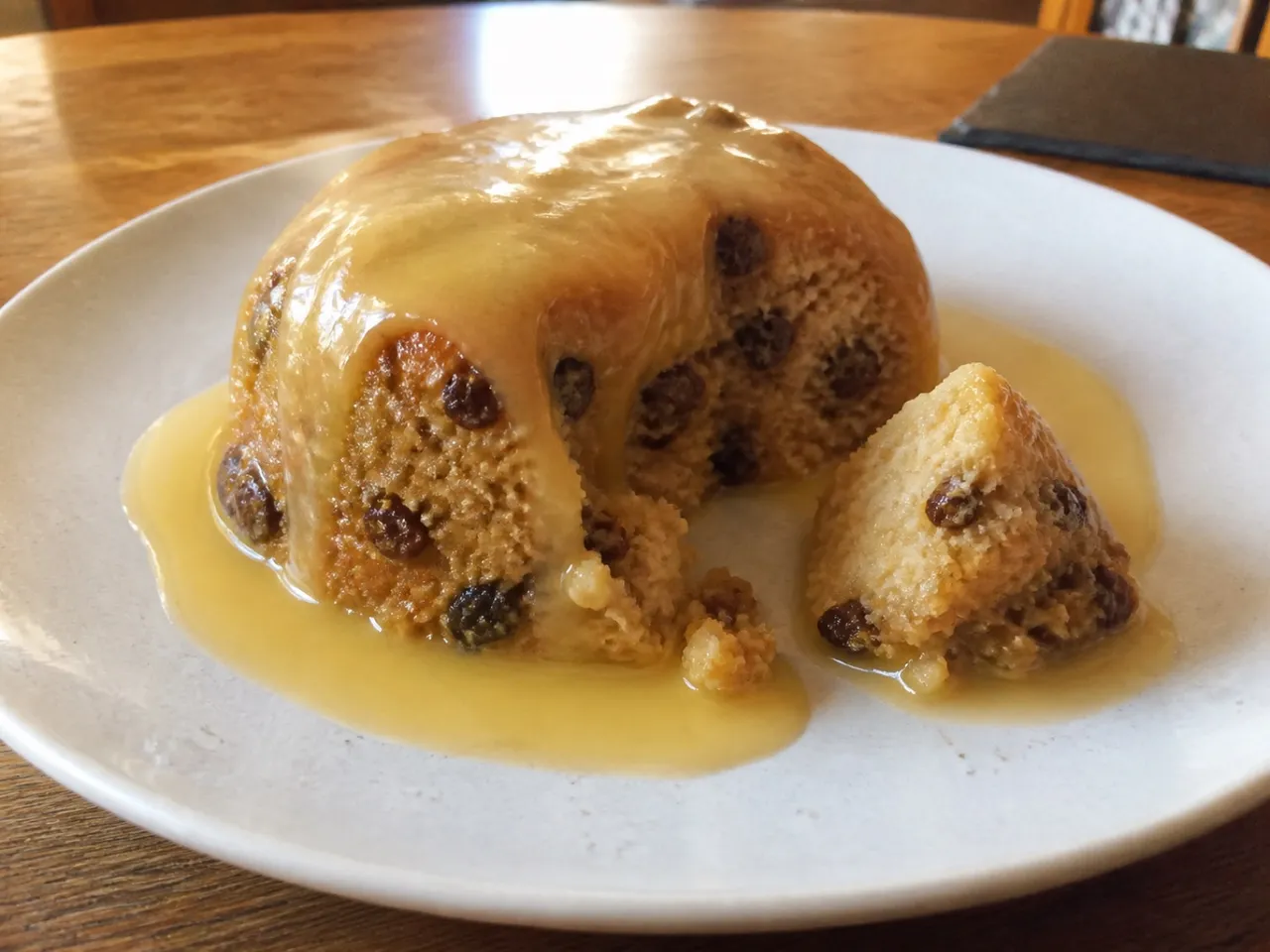 Spotted Dick — served