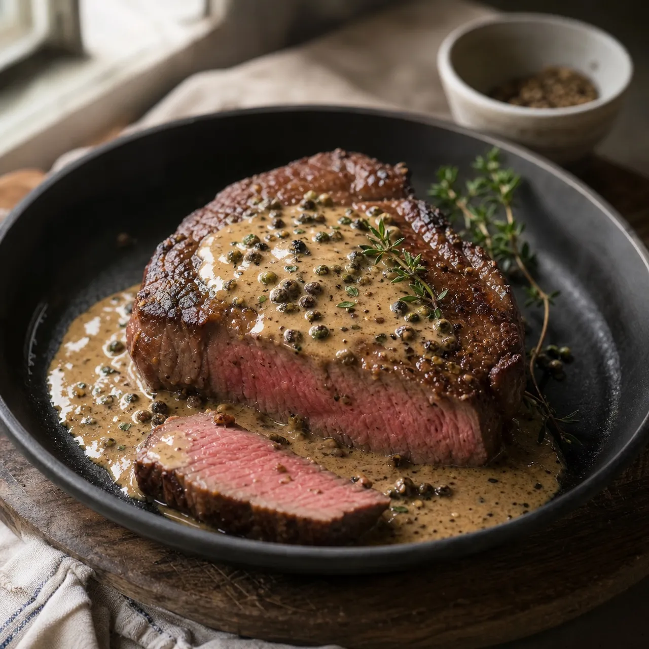 Steak au Poivre — Meat & Pork recipe