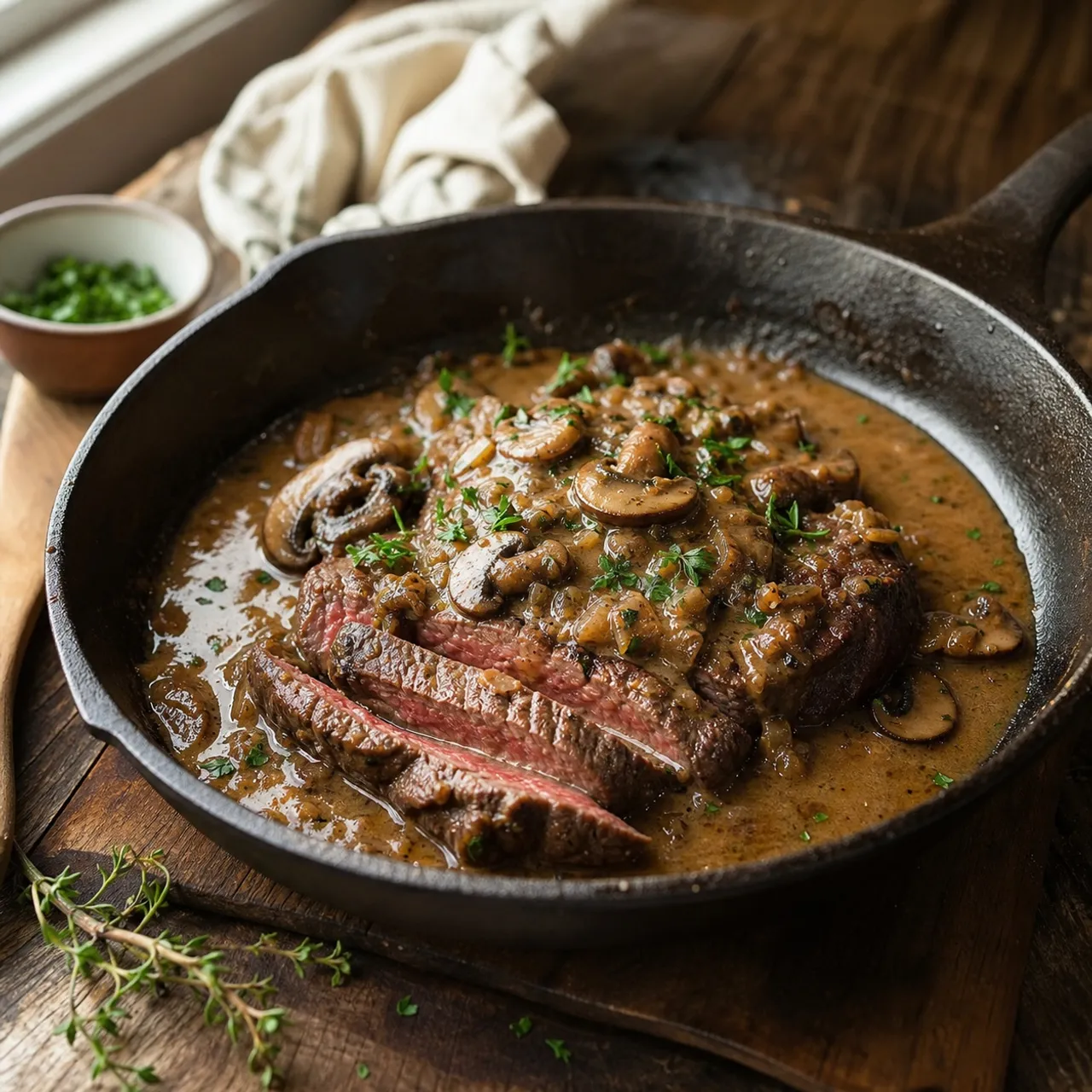 Steak Diane — Meat & Pork recipe