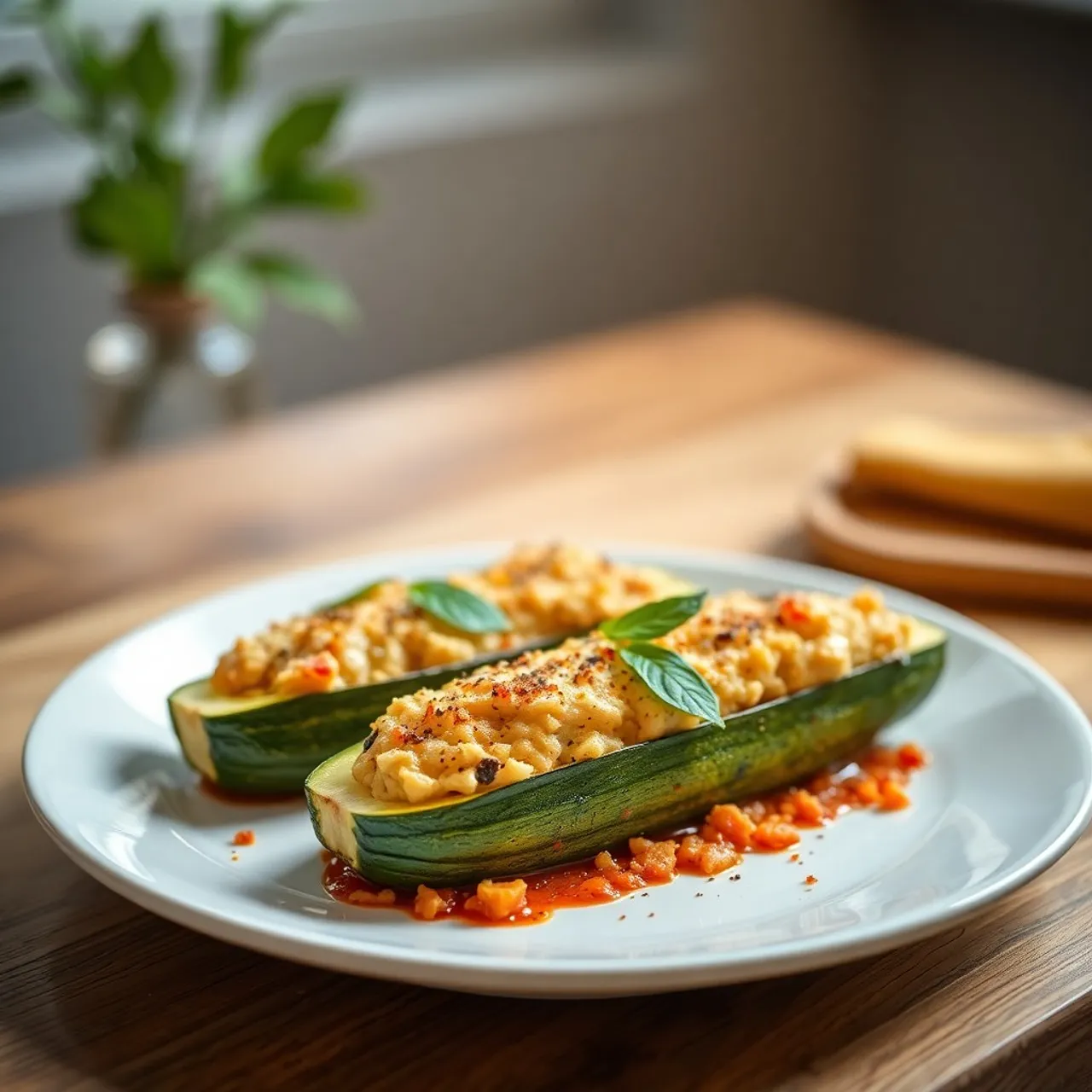 Stuffed Zucchini — Vegetables & Sides recipe