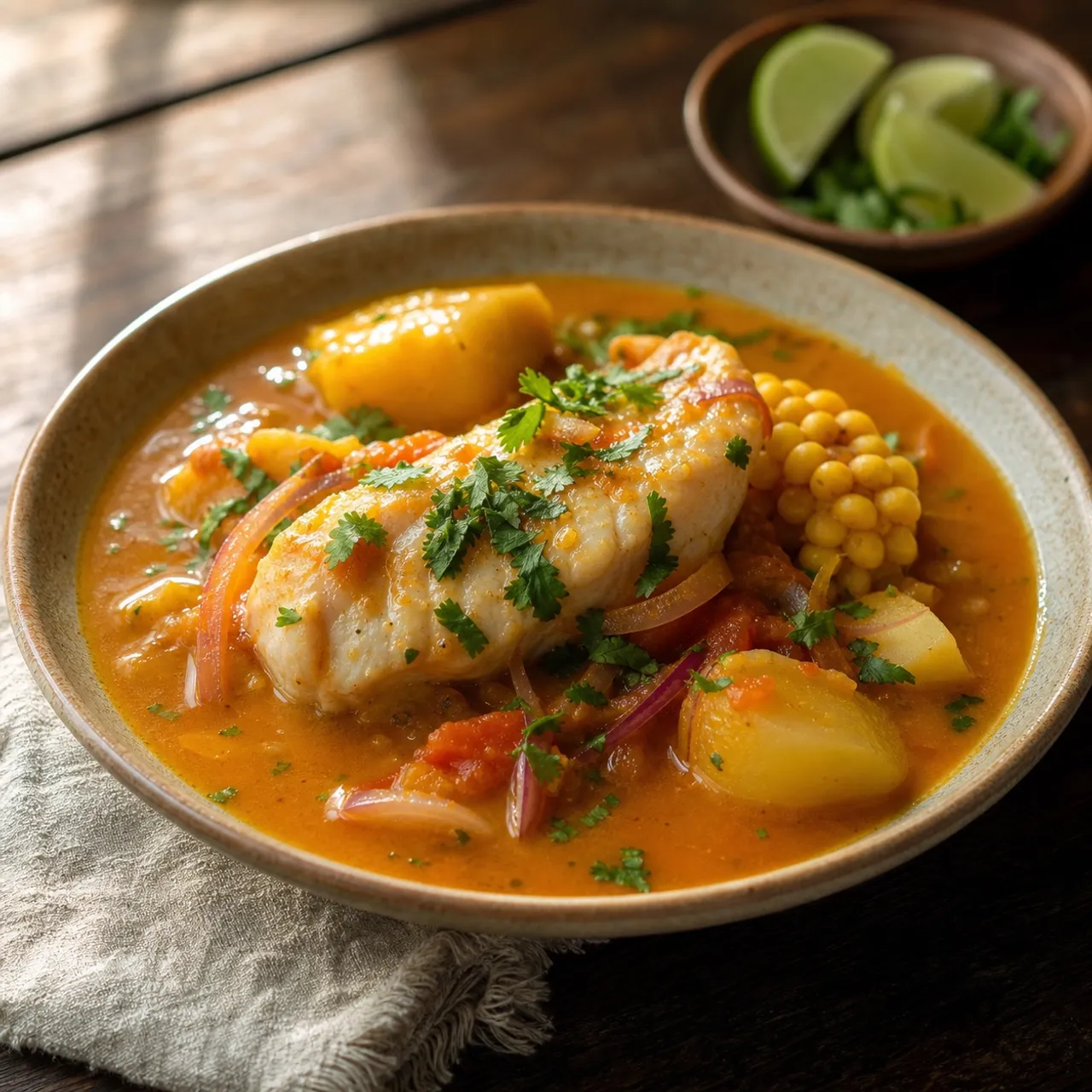 Sudado de Pescado (Peruvian Fish Simmered in Tomato Broth) — Peruvian recipe