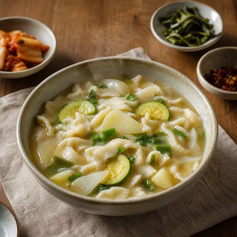 Sujebi (Hand-Torn Noodle Soup) — Korean recipe