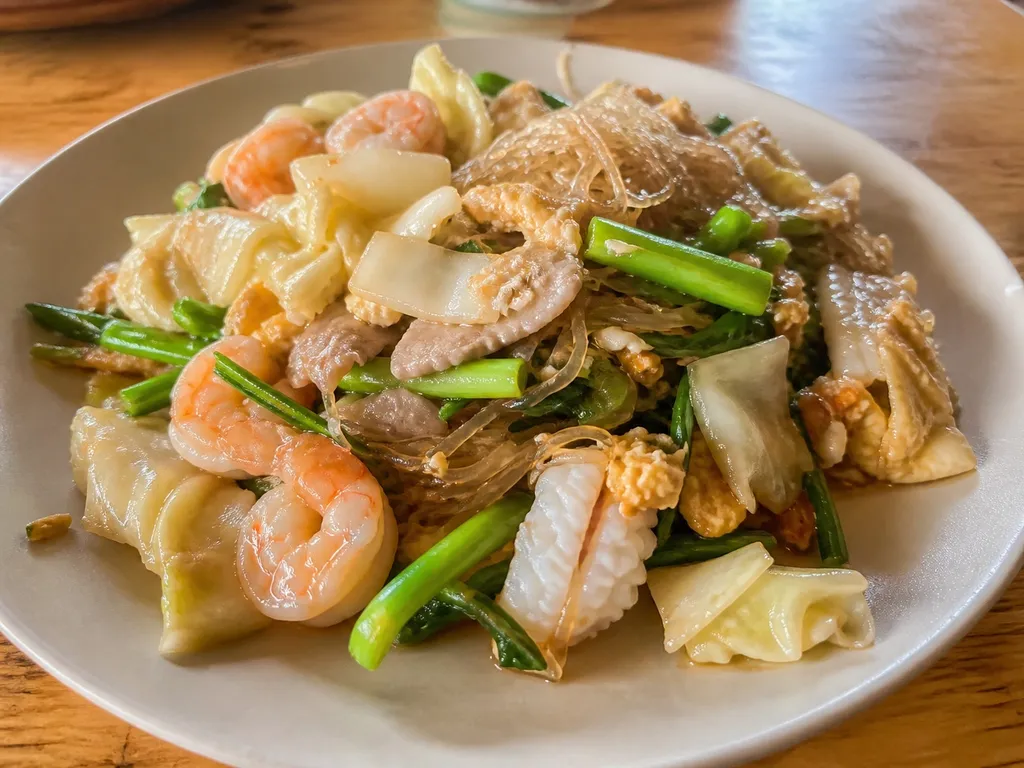 Suki Hang — plated and served