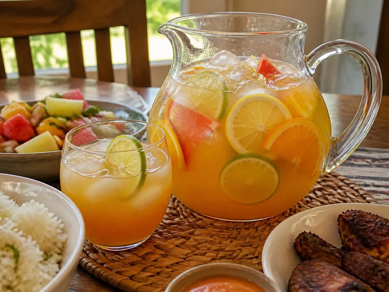 Summer Citrus Punch — served
