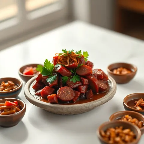Sundae (Korean Blood Sausage)