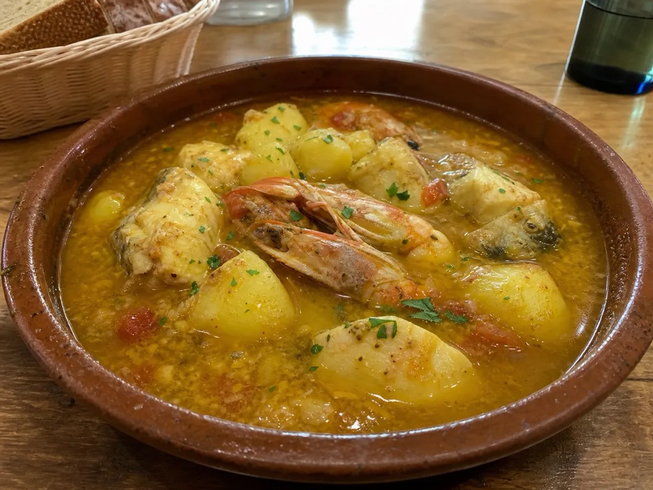 Suquet de Peix — served
