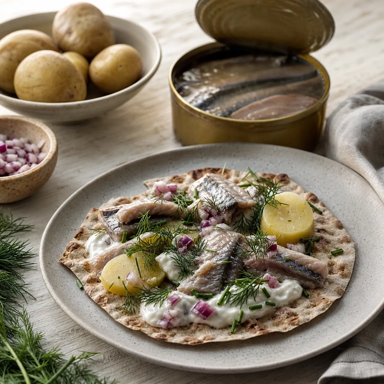 Surströmming — Nordic recipe