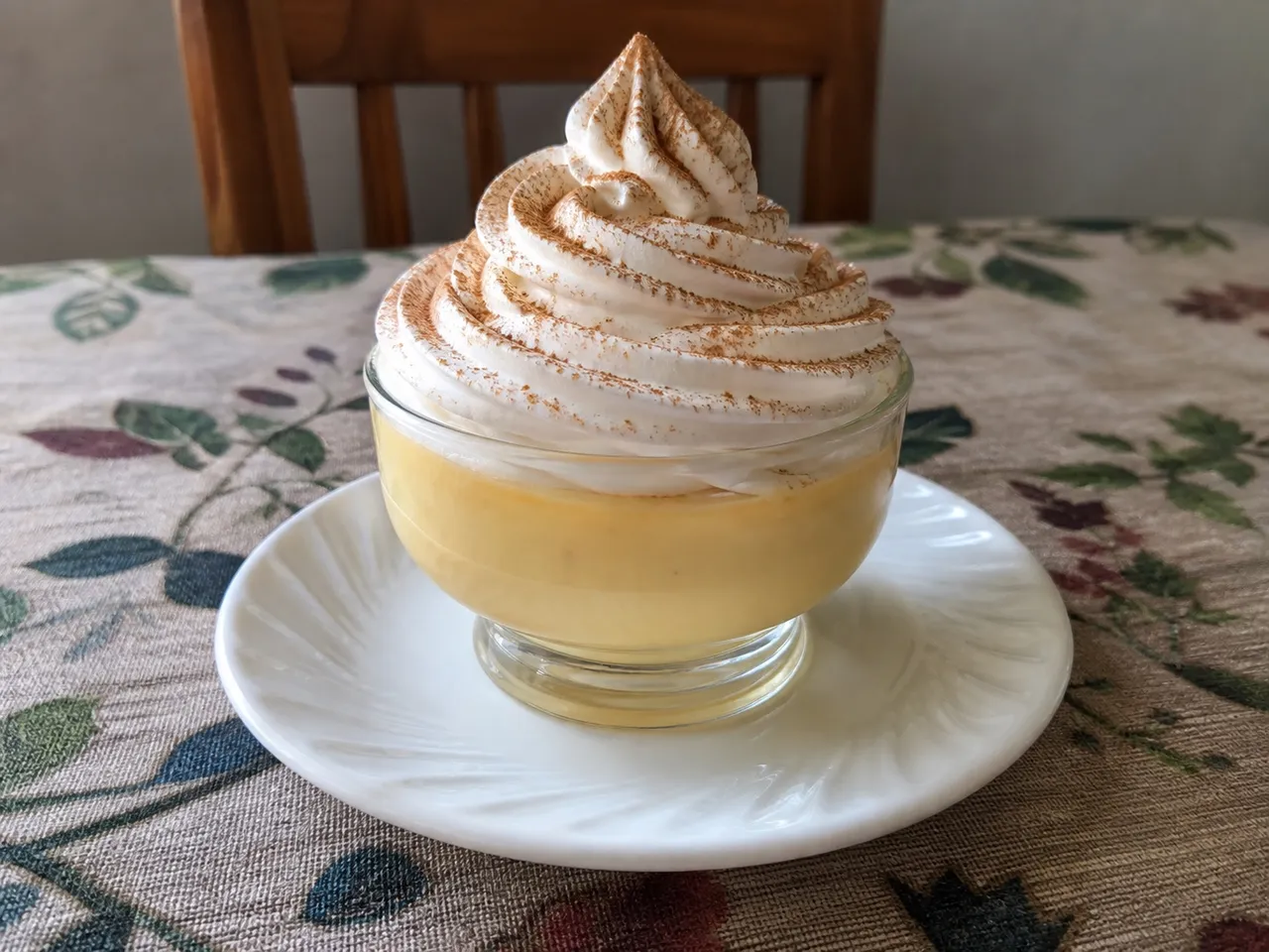 Suspiro a la Limeña (Peruvian Caramel Meringue Dessert) — served