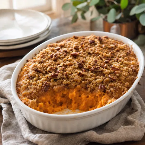 Sweet Potato Casserole — North American recipe