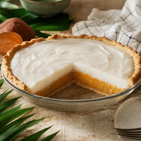 Sweet Potato Haupia Pie — Hawaiian recipe