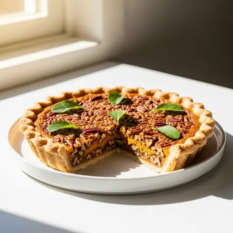 Sweet Potato Pecan Pie
