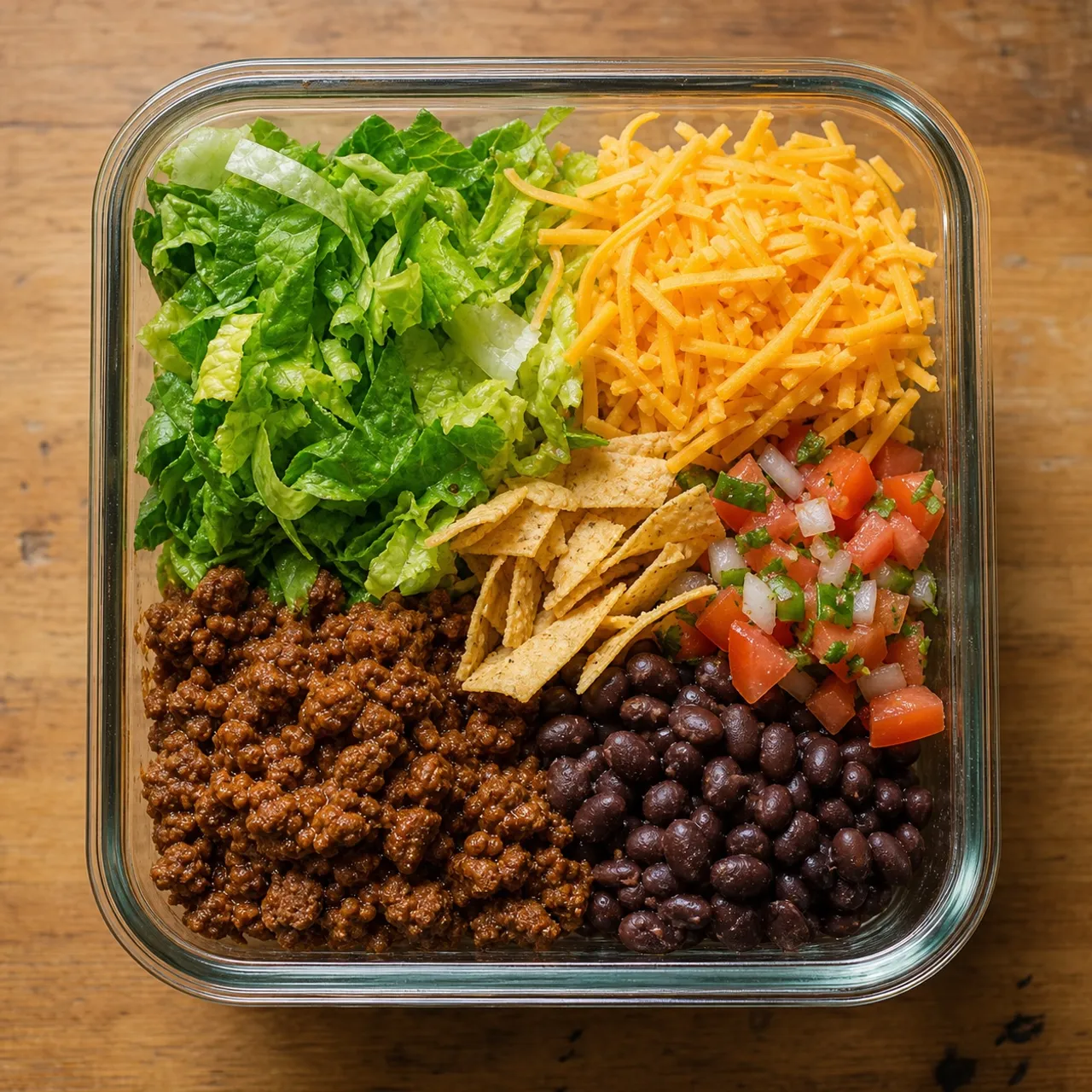 Taco Salad Bowls — Meal Prep recipe