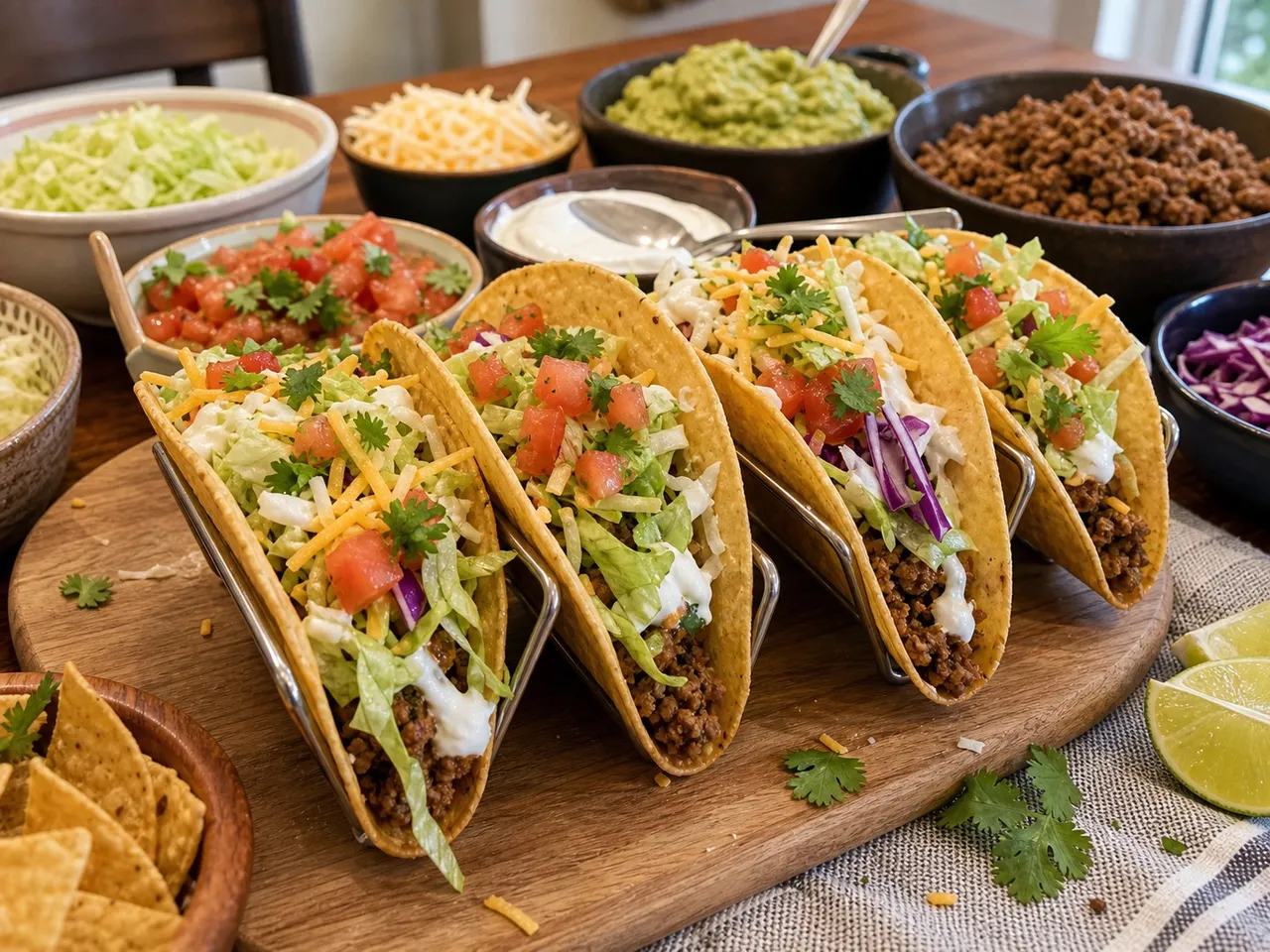 Tacos (Tex-Mex) — served