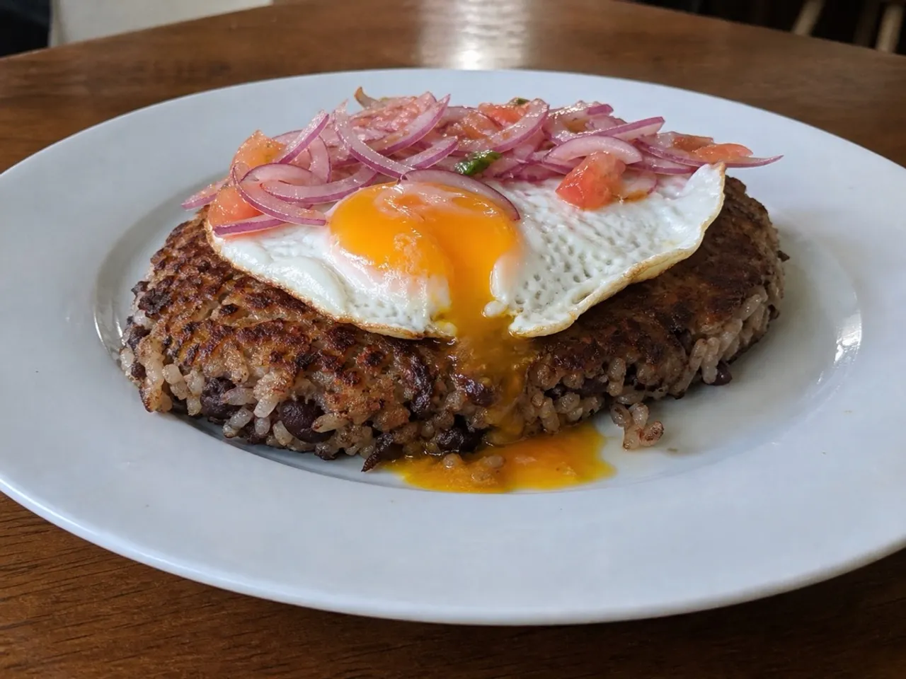 Tacu Tacu — served