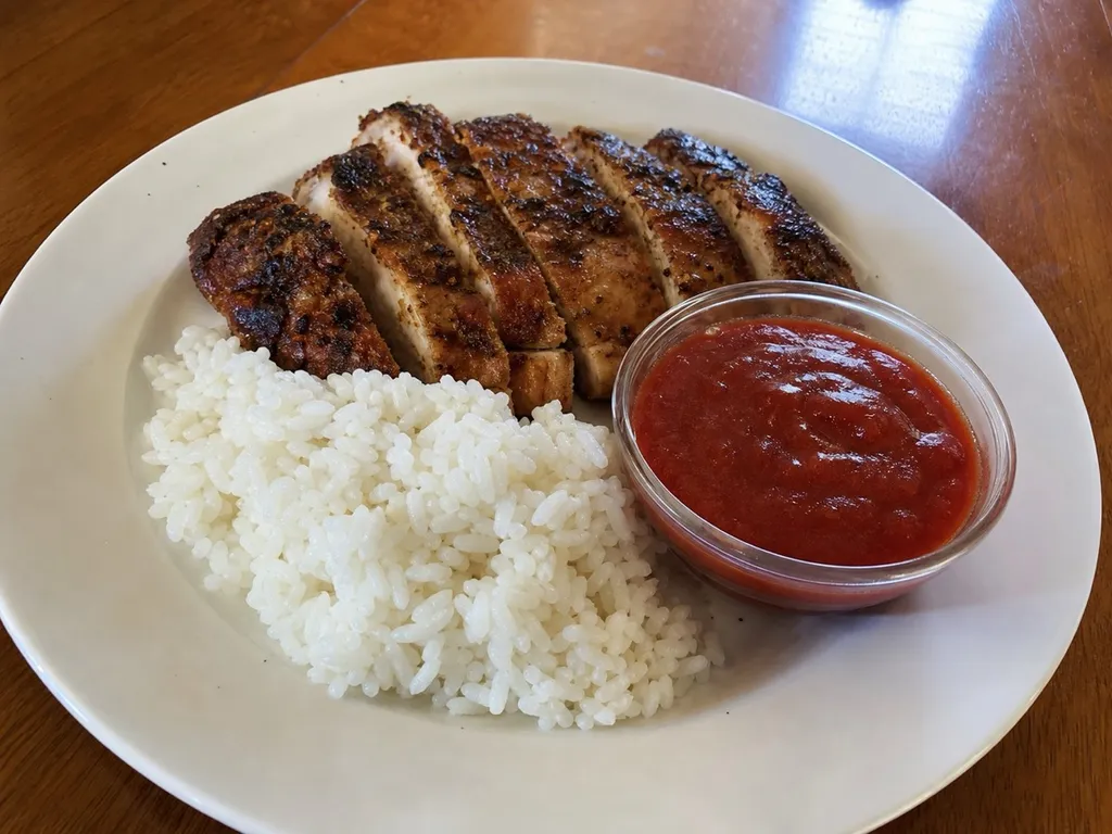 Tamarillo Sauce — plated and served