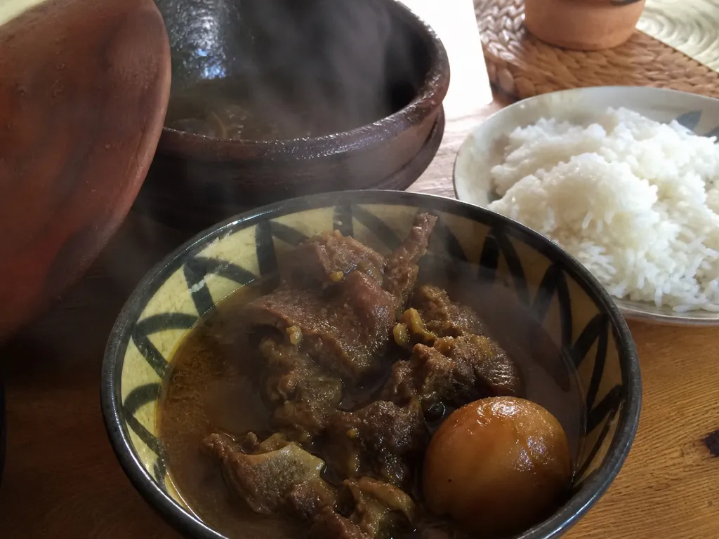 Tanjia — plated and served
