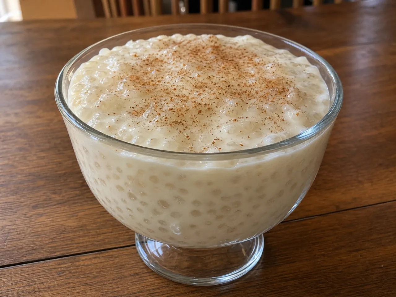 Tapioca Cream — served