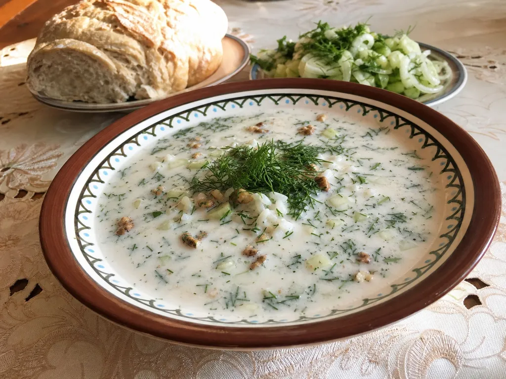 Tarator — plated and served