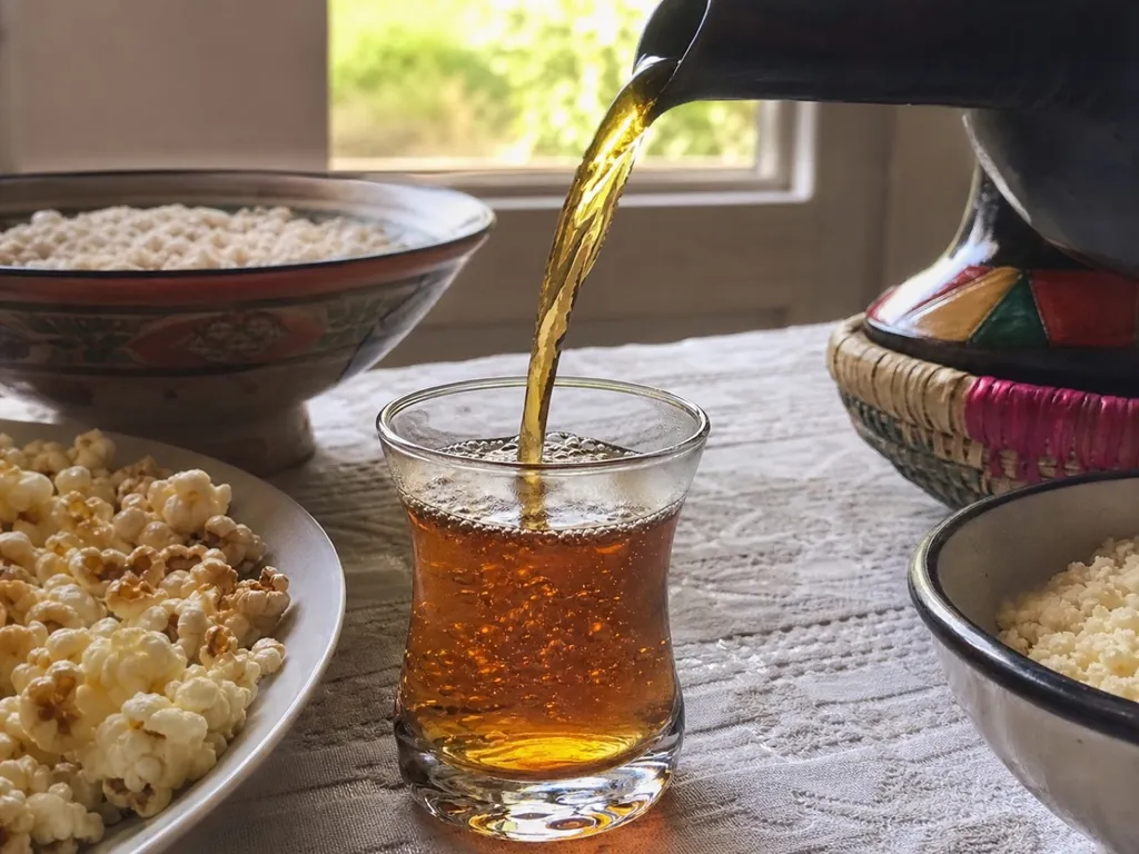 Tej — plated and served