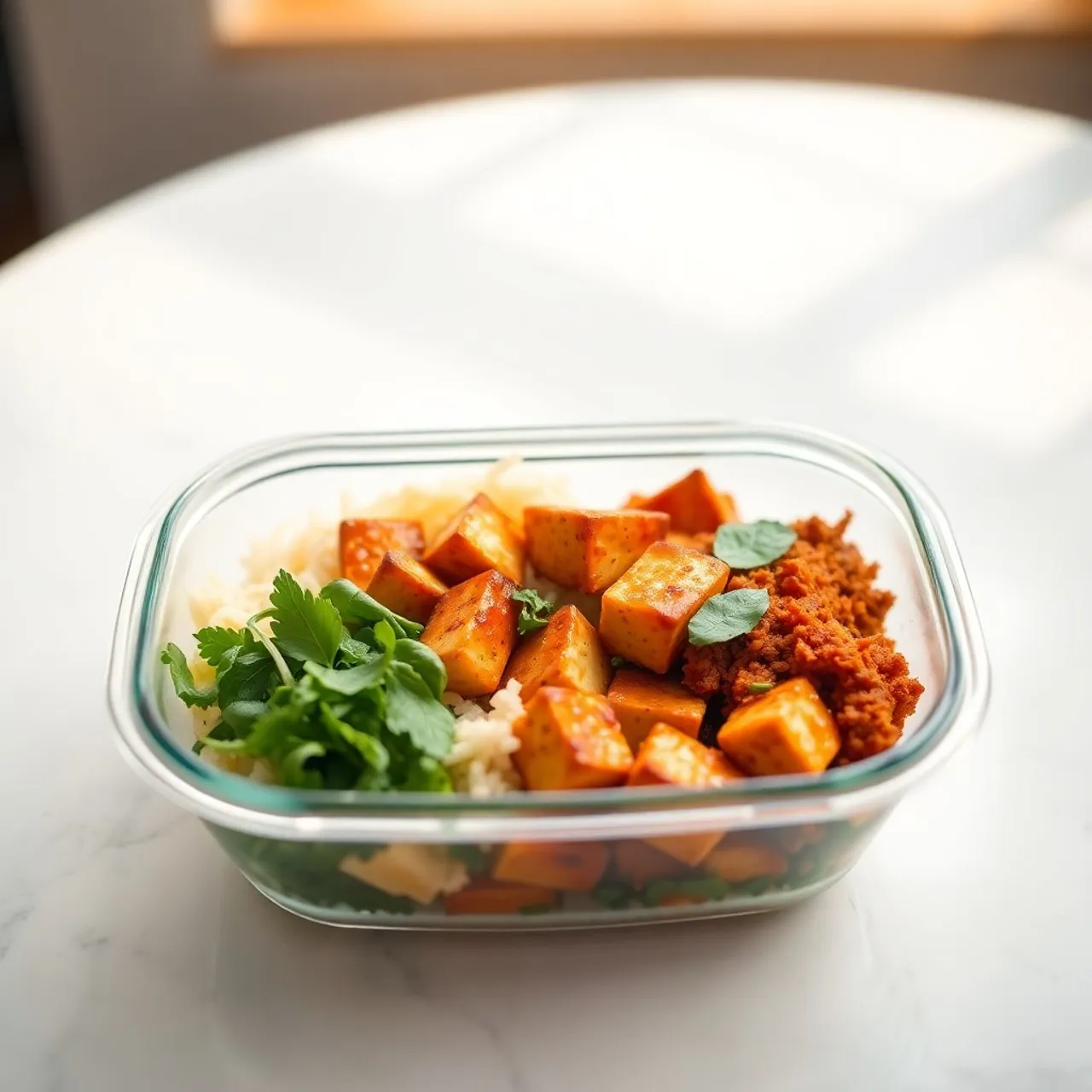 Teriyaki Tofu Bowls — Meal Prep recipe