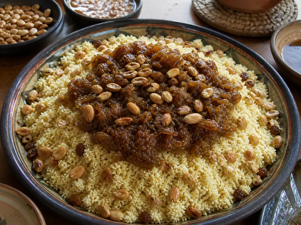 Tfaya — plated and served
