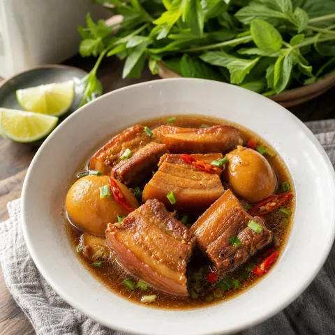 Thịt Kho Tàu (Caramelized Pork and Eggs) — Vietnamese recipe