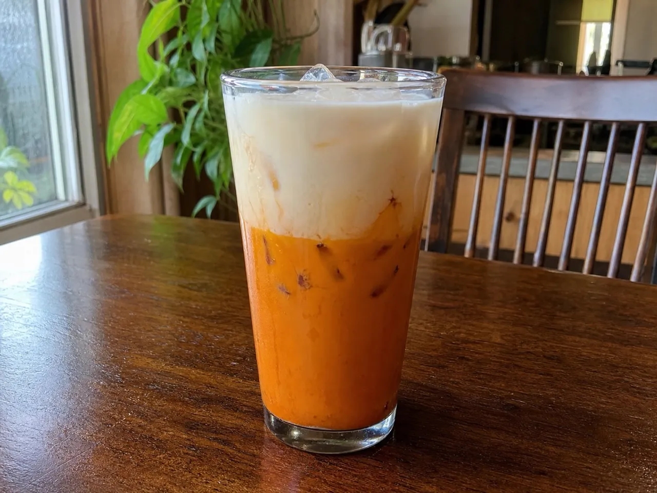 Thai Iced Tea — served