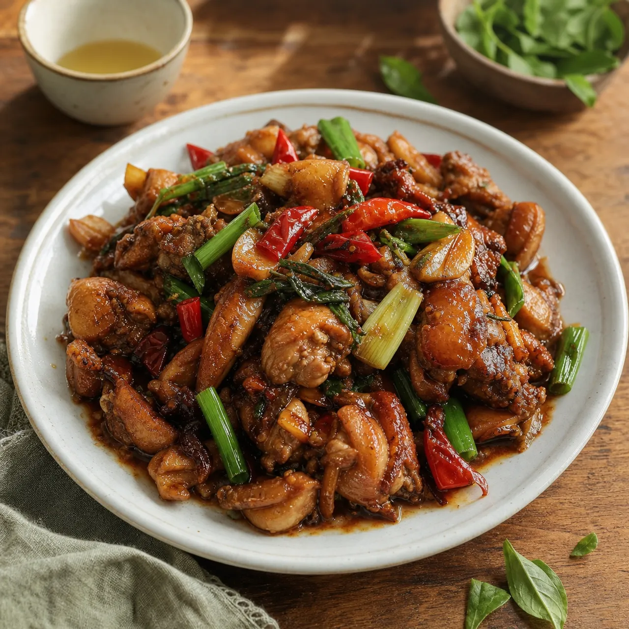 Three Cup Chicken (San Bei Ji) — Chinese recipe