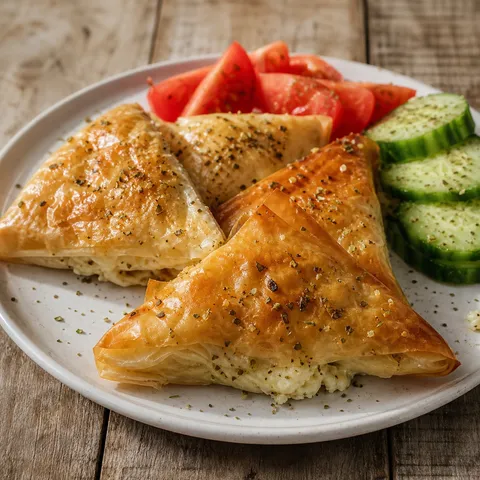 Tiropita (Greek Cheese Pie Triangles) — Greek recipe
