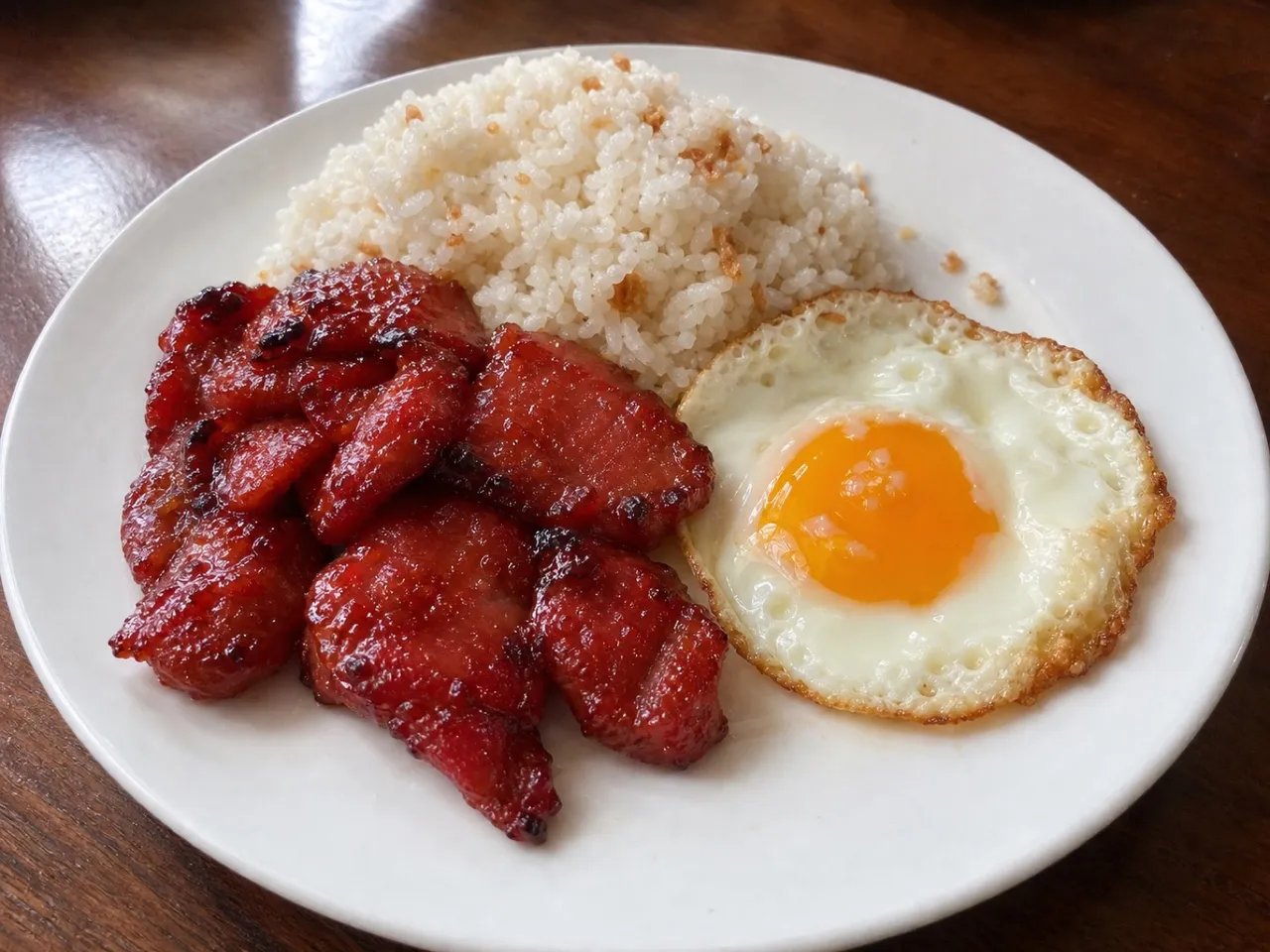 Tocino — served