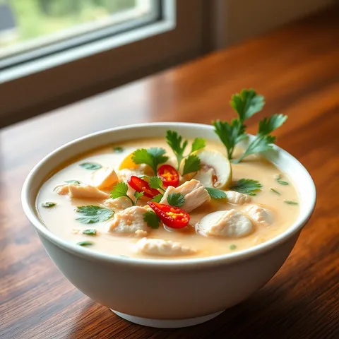 Tom Kha Gai (Thai Coconut Chicken Soup) — Soups & Stews recipe